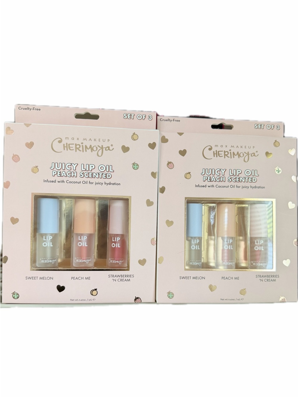 BuyNow - 2 packs Cherimoya Juicy Lip Oil Peach Scented